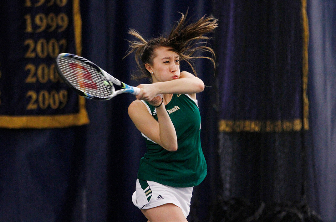 Notre Dame Falls To Georgia Tech In ACC Opener Sophomore Julie Vrabel