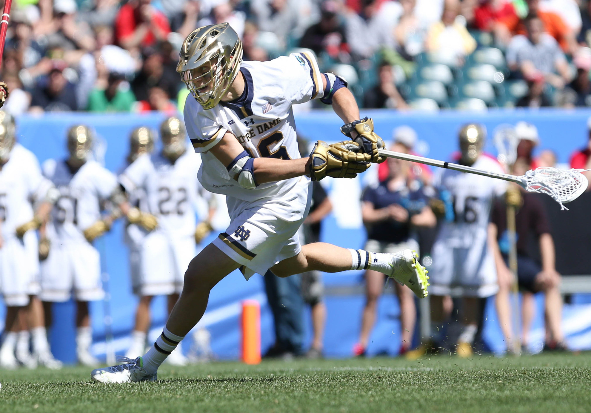 Irish Open 2016 Men’s Lacrosse Home Season Against Bellarmine Sergio Perkovic had four goals in the season opener.