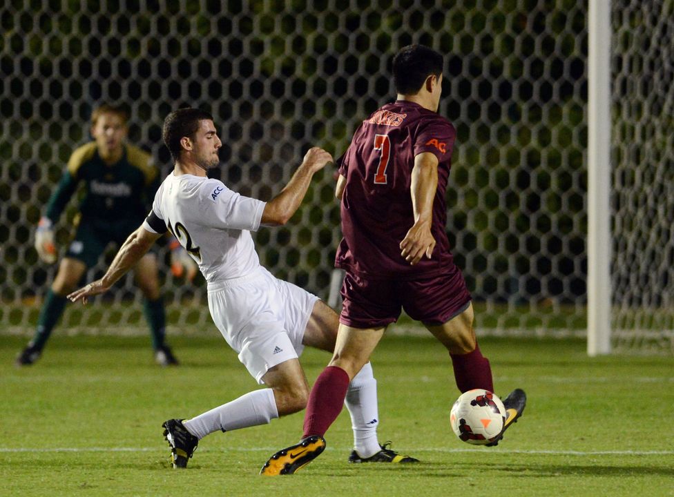 Andrew O'Malley and the Irish are tied with Wake Forest for first place in the ACC standings.