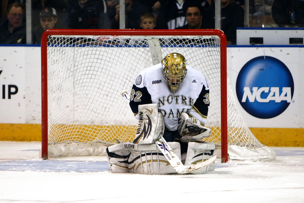 Irish Top New Hampshire 2-1 in NCAA Quarterfinals (AP)