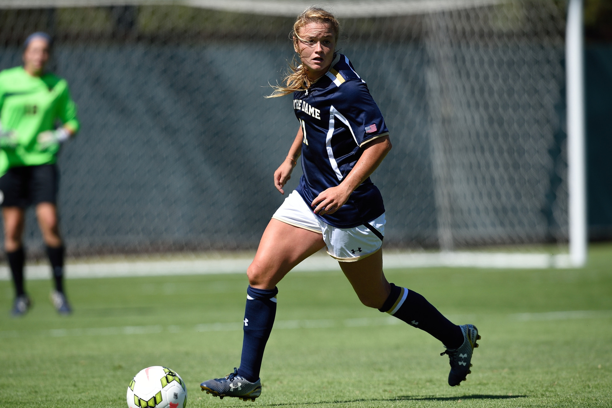 #19/13 Irish Entertain Baylor In Friday Night Showdown Senior defender/tri-captain Sammy Scofield has appeared in all 72 matches in which she has been eligible during her career