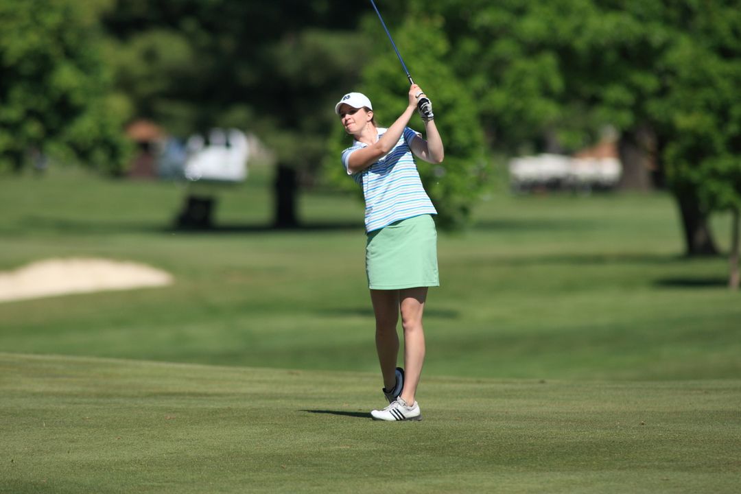 Former Notre Dame golfer Becca Huffer ('12) is tied for 33rd place at even-par 144 heading into the final round of the Symetra Tour's Four Winds Invitational, being played this weekend at the Blackthorn Golf Club in South Bend.