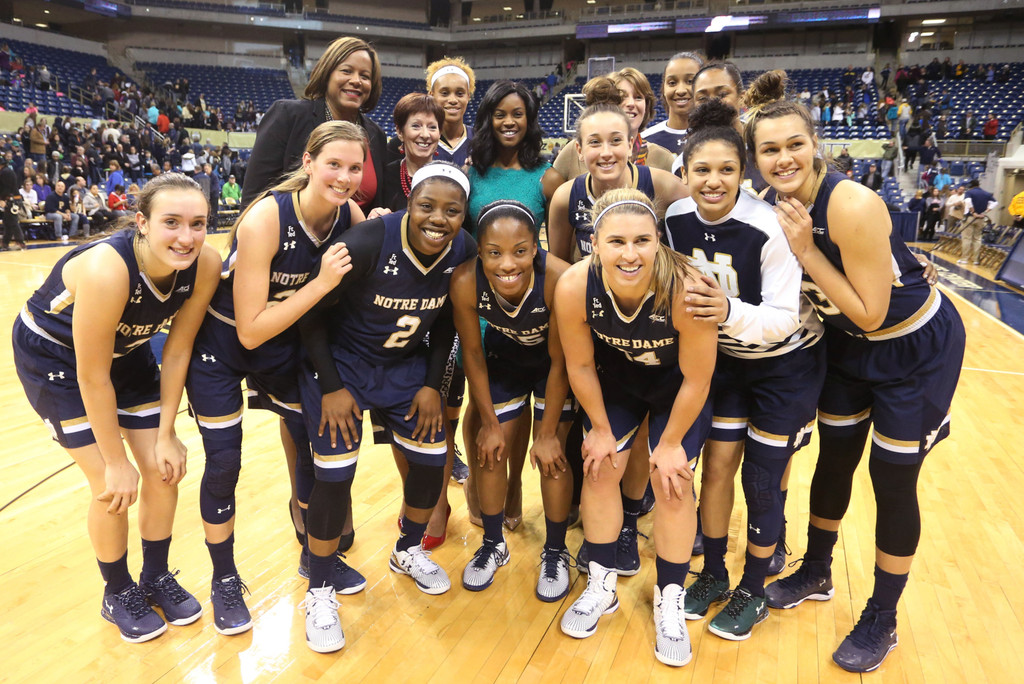 #3 Irish Top Pittsburgh, 65-55, for Muffet McGraw's 800th