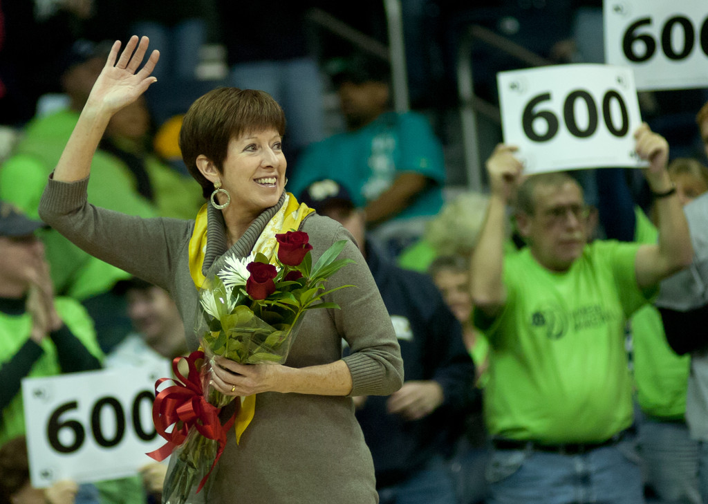 Notre Dame Women's Basketball powers over Purdue on 12-29-12