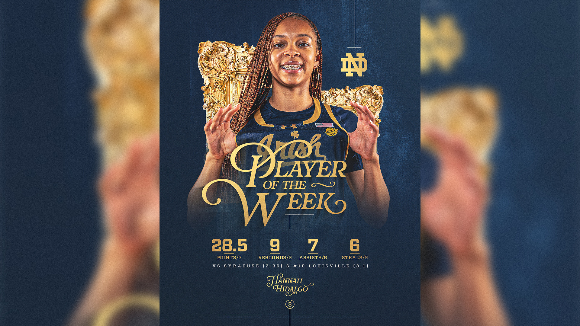 Hidalgo Earns ACC-Record Seventh Player Of The Week Award Hidalgo Earns ACC-Record Seventh Player Of The Week Award