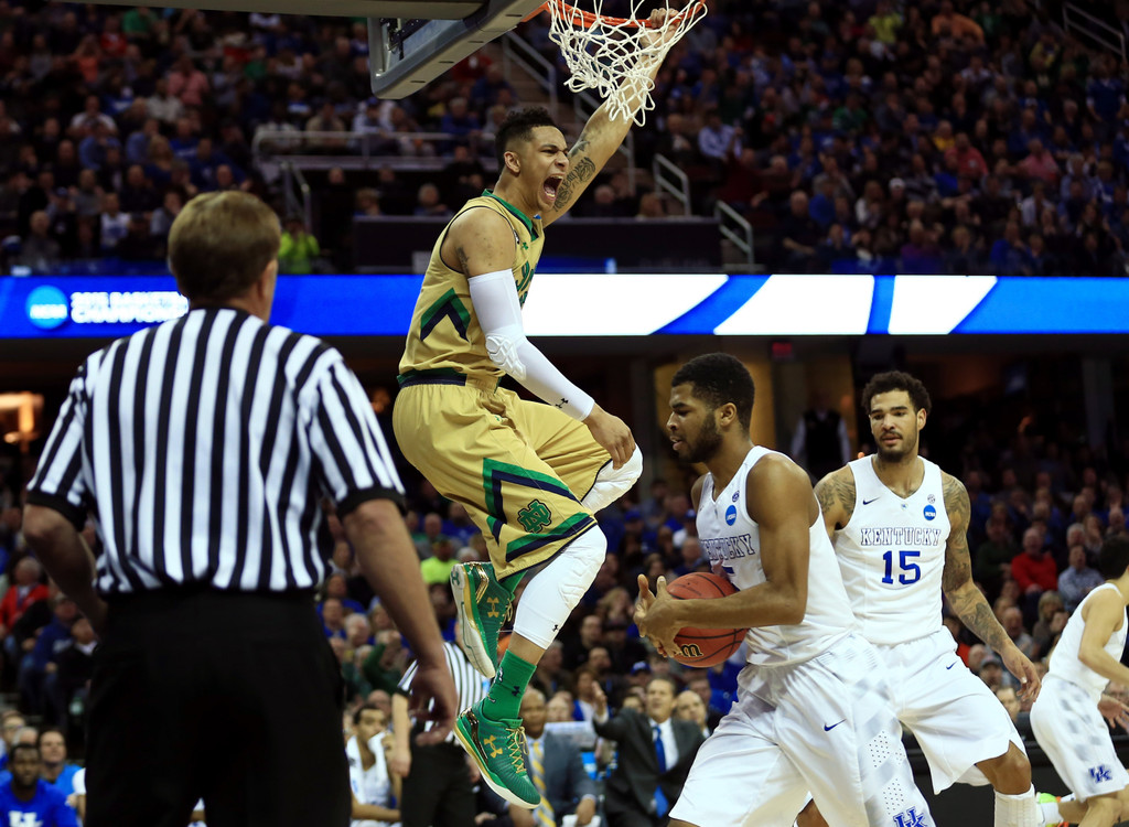 NCAA Men's Elite Eight: Notre Dame vs. Kentucky