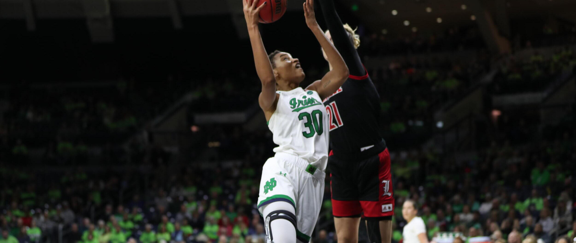 Irish Fall 82-49 at #9 Louisville Irish Fall 82-49 at #9 Louisville