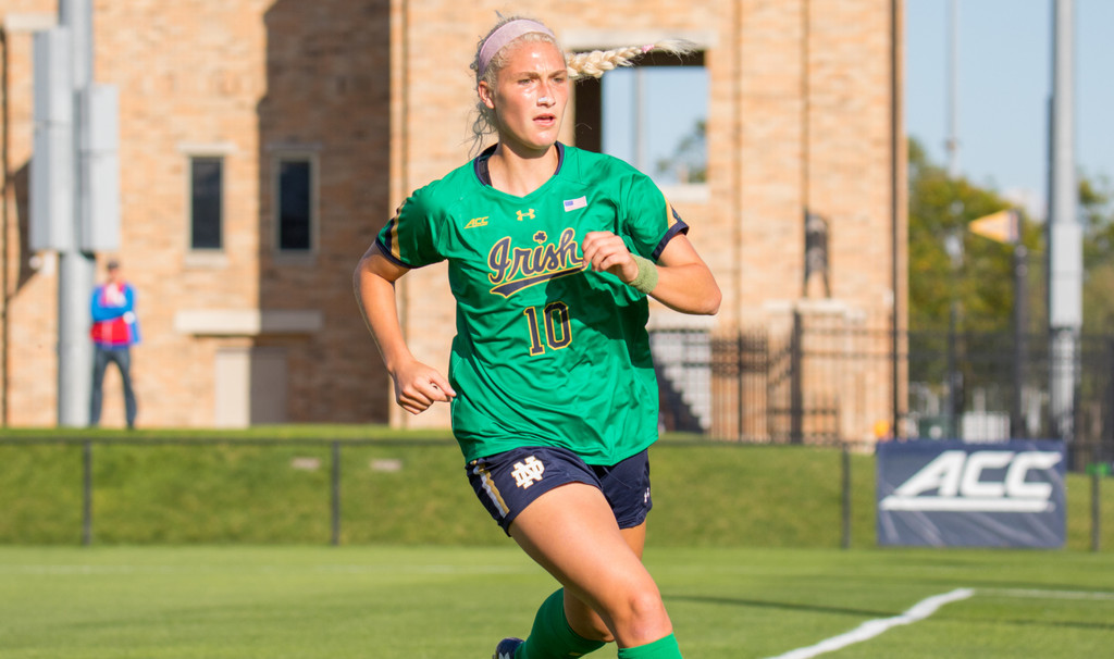 #22 Notre Dame vs #20 Wake Forest on September 29th 2017, at Alumni Stadium