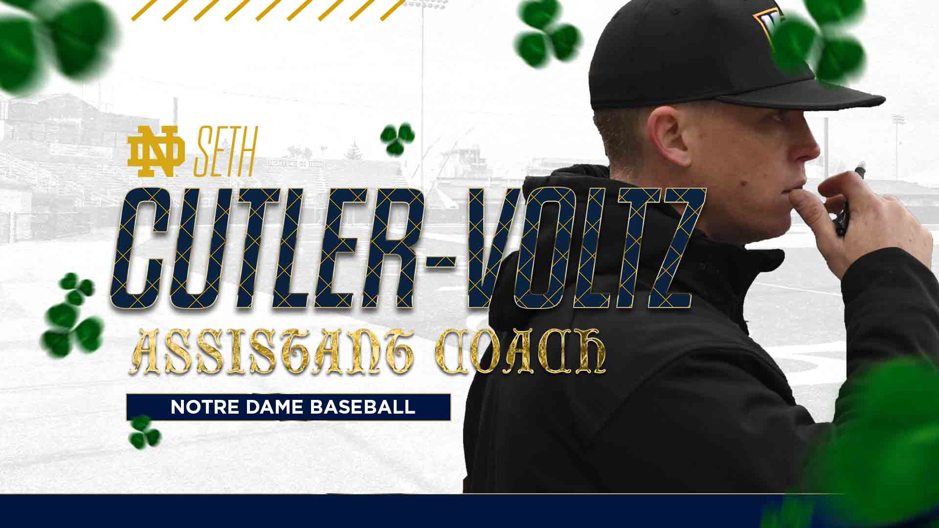 Stiffler Tabs Seth Cutler-Voltz as Assistant Coach Stiffler Tabs Seth Cutler-Voltz as Assistant Coach
