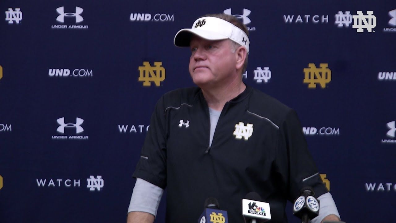 @NDFootball Brian Kelly Press Conference (03.24.18)