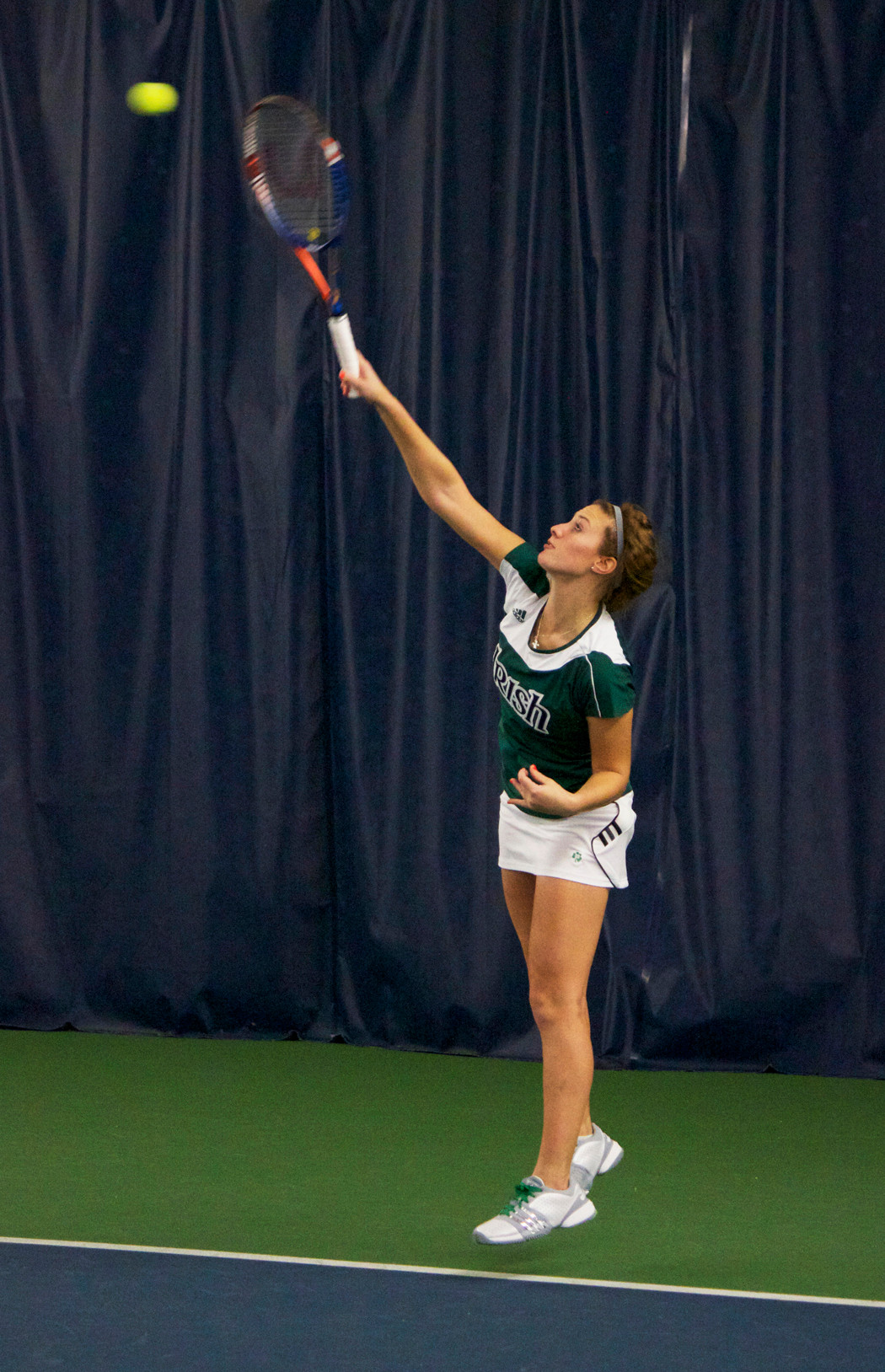 Irish Sweep Sunday Doubleheader Against Missouri And IPFW Sophomore JoHanna Manningham ended a perfect weekend winning both a singles and a doubles match on Sunday.