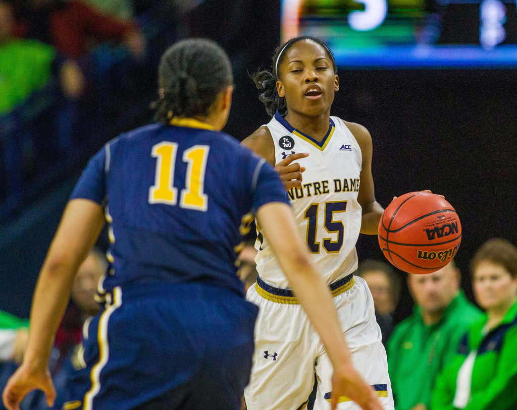 No. 3 Notre Dame 74, Toledo 39
