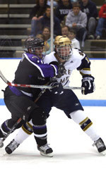 Ninth-Ranked Irish Blank Bowling Green, 4-0 Junior right wing Erik Condra had three assists versus Denver the last time the teams met on Oct. 25, 2005.