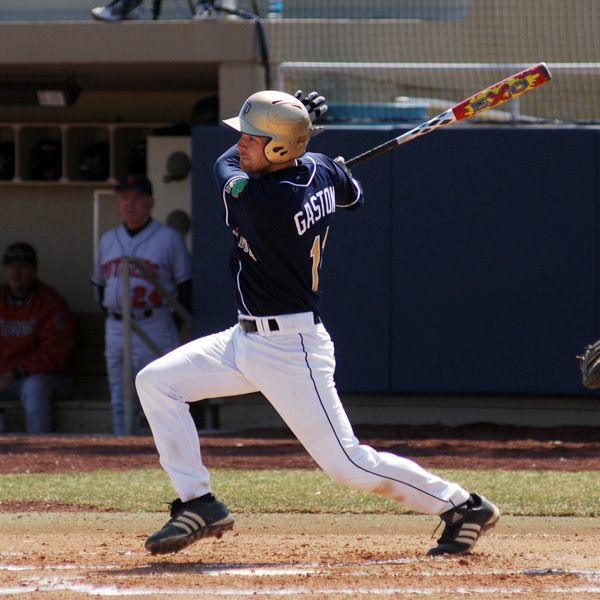 Senior Sean Gaston chipped in with three hits Sunday afternoon.