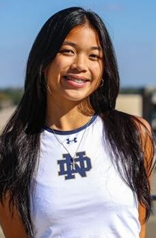 Aria Nina Abalos - Women's Tennis - Notre Dame Fighting Irish