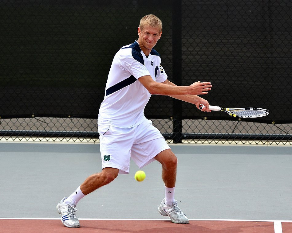 Andrews Clinches Thrilling Irish Win Over Vanderbilt Senior Sam Keeton had a huge win for the Irish at No. 3 singles on Saturday.