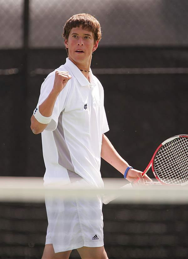 Bass Eliminated From NCAA Singles Championship; Keckley And Parbhu Also Knocked Out In Doubles Senior Ryan Keckley.