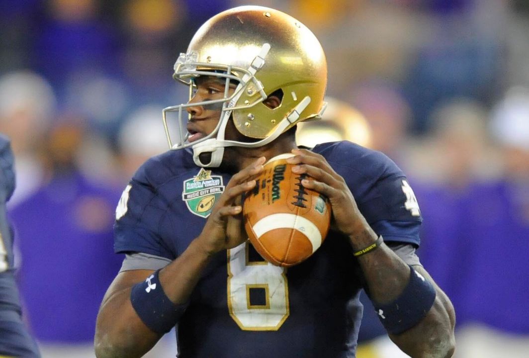 Malik Zaire will make his first career start at Notre Dame Stadium on Saturday.