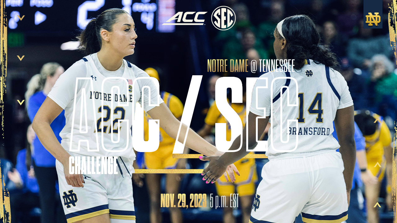 Notre Dame draws Tennessee for first ACC-SEC Challenge Notre Dame draws Tennessee for first ACC-SEC Challenge