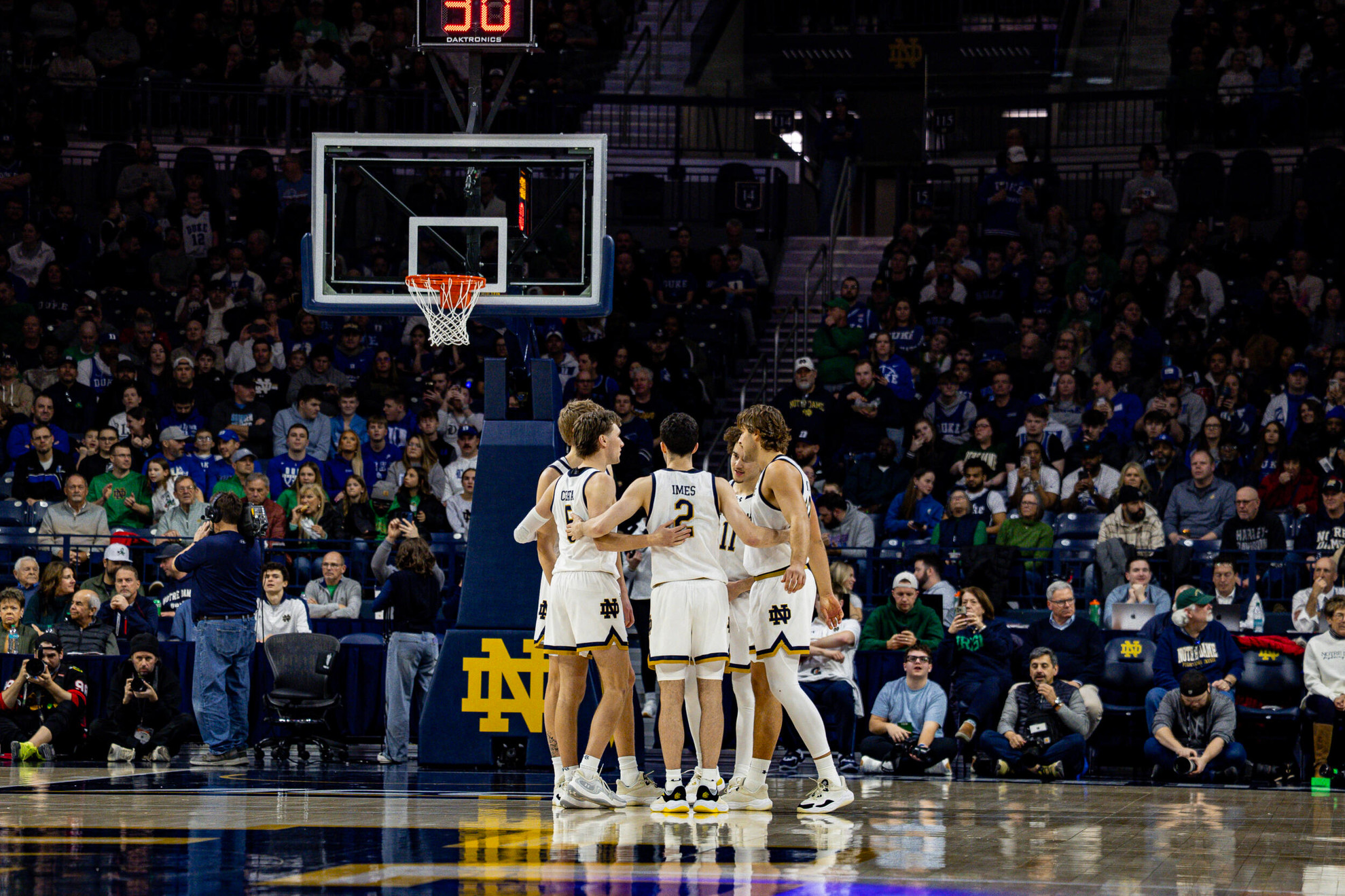 Irish Lose 56-100 to #1 Duke Irish Lose 56-100 to #1 Duke