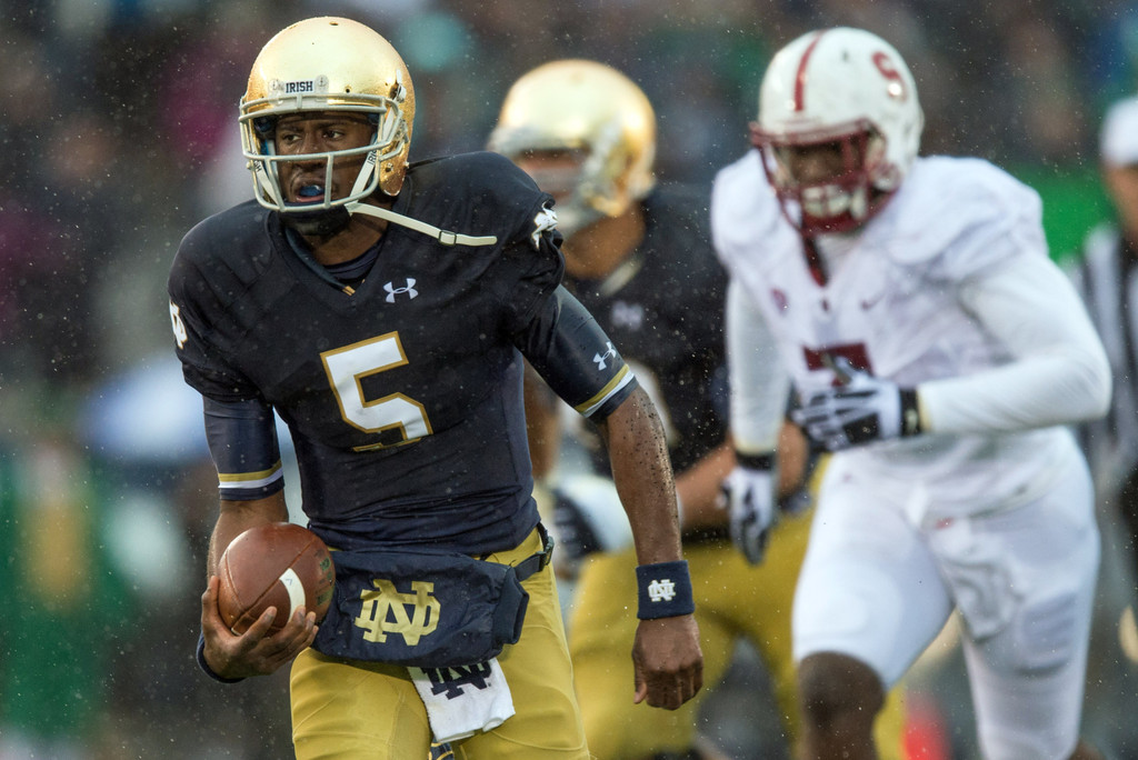 #9/8 Notre Dame 17, #14/13 Stanford 14 (USATSI)