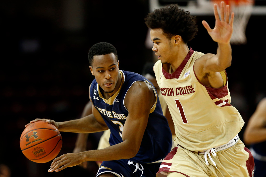 Notre Dame, 82 vs. Boston College, 54