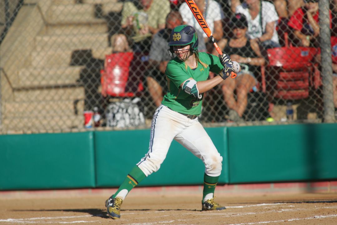 Morgan Reed drove in a pair of runs for Notre Dame in a 10-0 win in five innings over Bowling Green on Thursday
