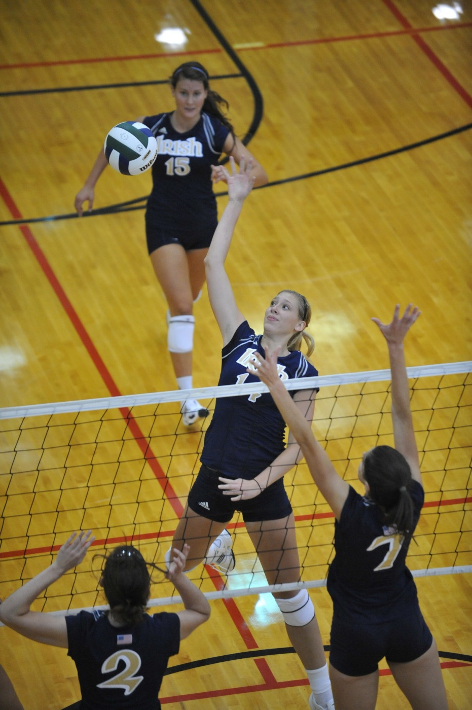 Bump, Set, Spike: Freshman Hilary Eppink Freshman Hilary Eppink