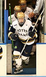 Defenseman Brock Sheahan and the Irish hit the ice for a pair of home games on Nov. 10-11 versus the Bowling Green Falcons.