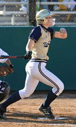 Chrisine Lux had two hits and three RBI against St. John's on March 24