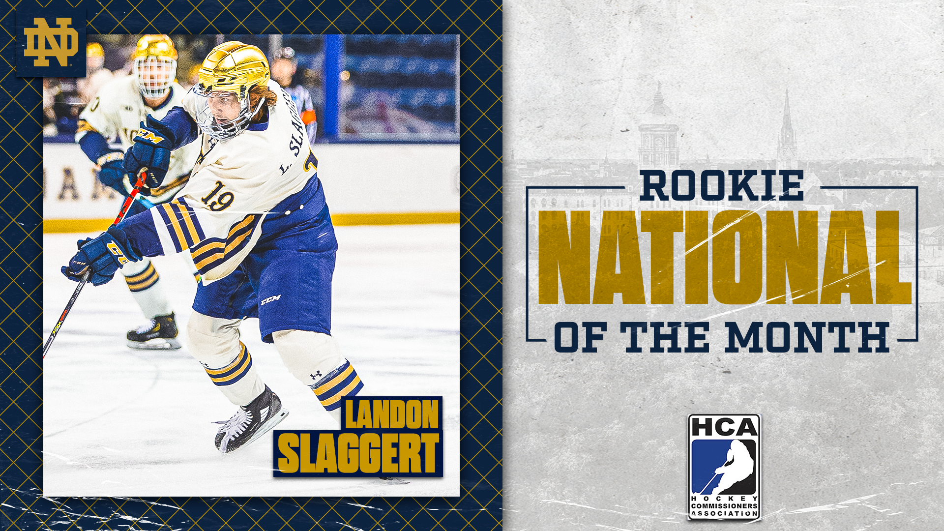 Landon Slaggert Named HCA Rookie Of The Month Landon Slaggert Named HCA Rookie Of The Month