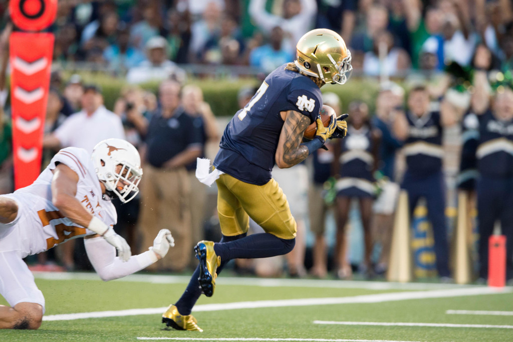 Notre Dame 38,  Texas 3