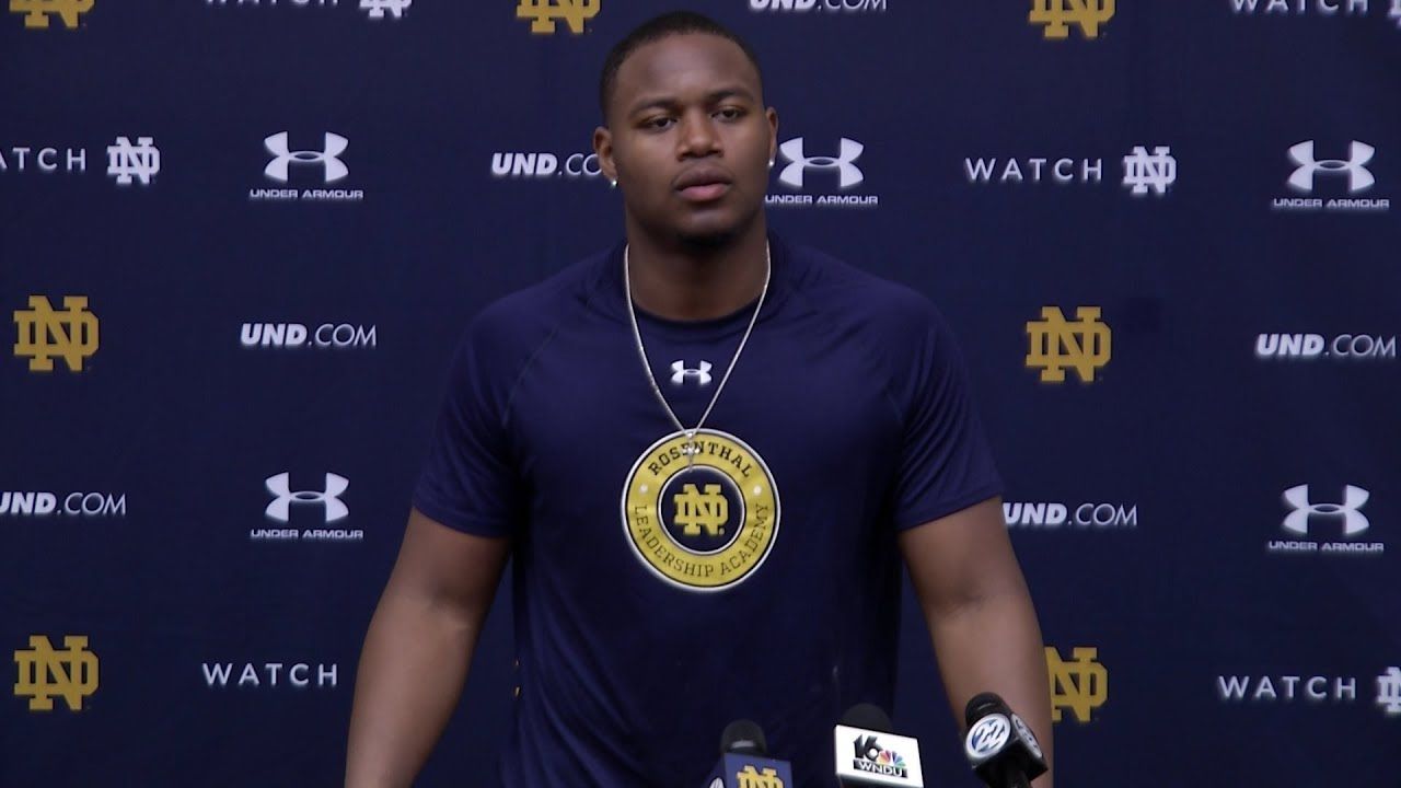 @NDFootball Daelin Hayes Press Conference (03.24.18)