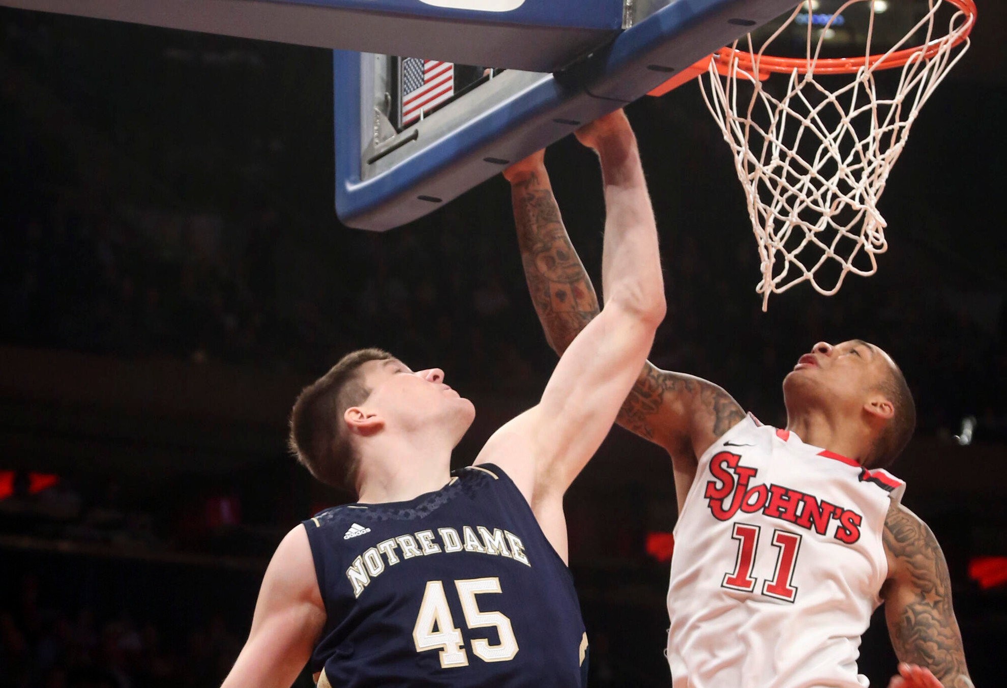 No. 20 Irish Fall to St. John’s in NY, 67-63 Notre Dame St. John's Basketball