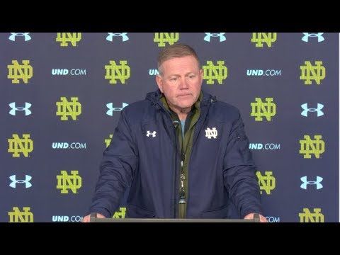 @NDFootball Brian Kelly Press Conference - Navy (11.16.17)