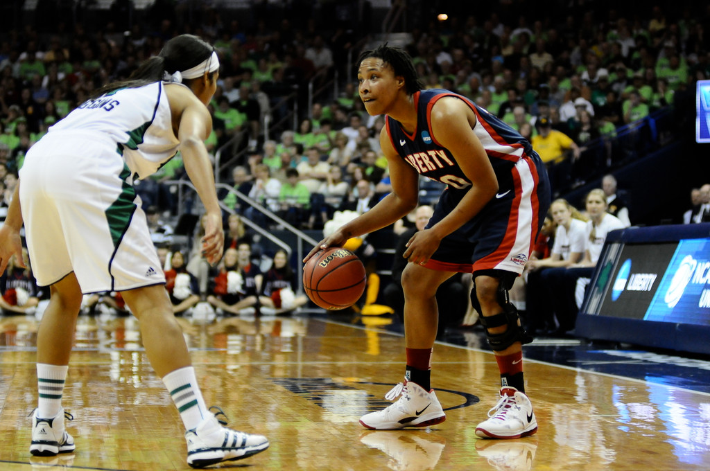 2012 Women's Basketball Championship Notre Dame vs Liberyy on 3-18-12