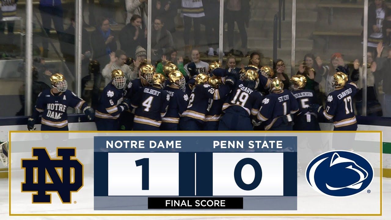 Highlights | @NDHockey vs. Penn State, Game 2 (2017)