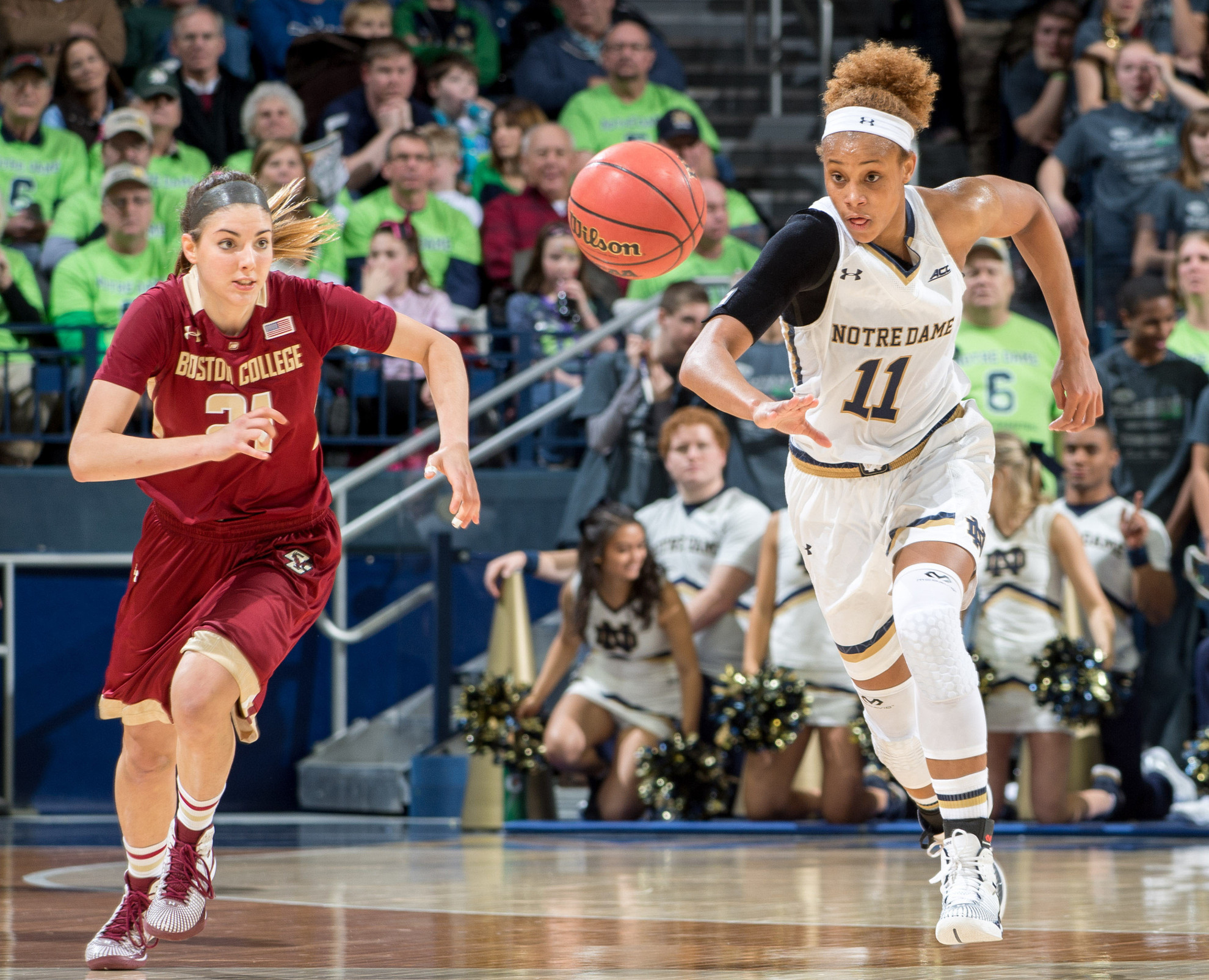 Turner Leads #4 Irish To 104-58 Win Over Boston College Brianna Turner earned her second USBWA National Freshman of the Week award on Tuesday after becoming the second NCAA Division I player since 1999-2000 to register 29 points, 18 rebounds and seven blocks in a game, doing so on Jan. 15 in a win at #12/10 North Carolina.