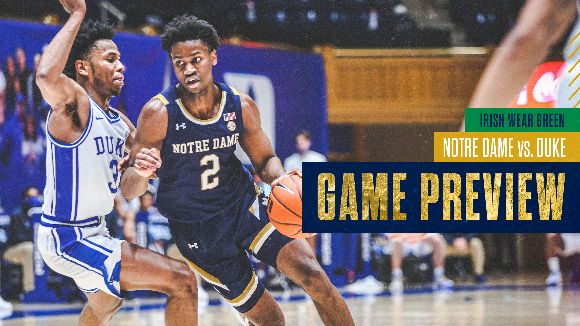 Irish Set To Battle Blue Devils On Big Monday Irish Set To Battle Blue Devils On Big Monday