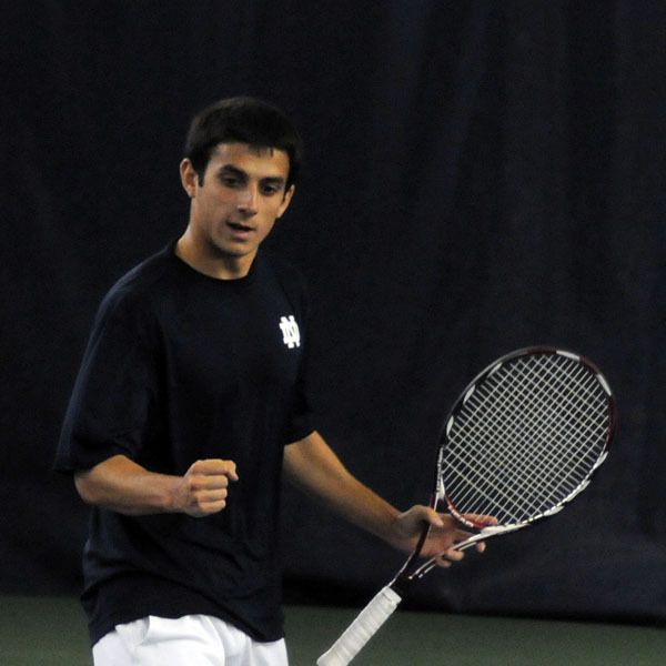 Daniel Stahl knocked-off a ranked opponent to earn his frist singles win of the 2009 open season