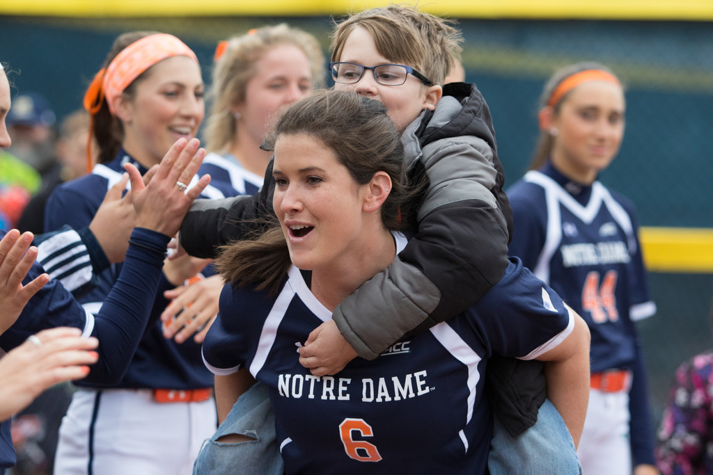 Notre Dame vs. Arkansas, Strikeout Cancer (4/29/17)