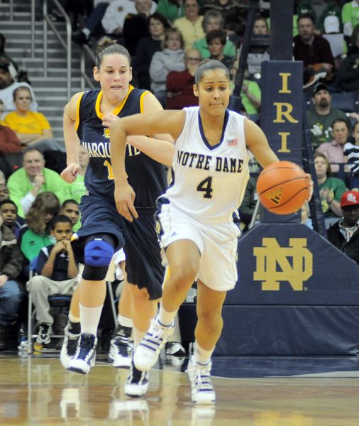 Notre Dame sophomore guard Skylar Diggins was one of four players unanimously selected to the 2010-11 Preseason All-BIG EAST Team, it was announced Thursday at the conference's annual Media Day in New York City.