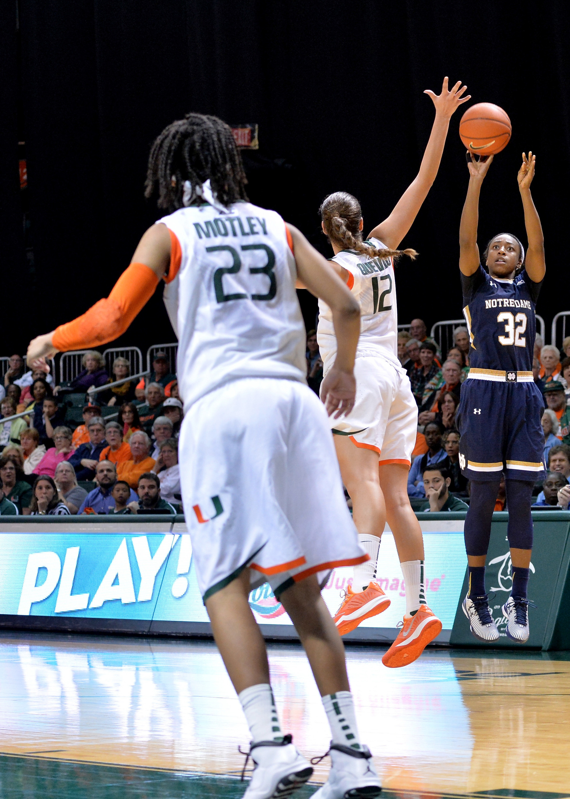 #4 Irish Fall At Hot-Shooting Miami, 78-63 Jewell Loyd scored a team-high 27 points in Notre Dame's 78-63 loss at Miami Thursday night.