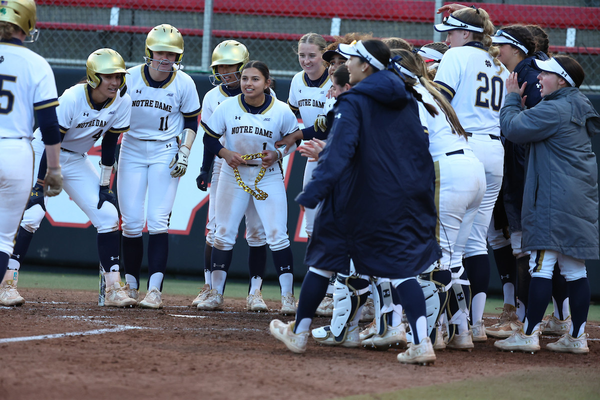Irish Sweep Doubleheader to Take Series at NC State Irish Sweep Doubleheader to Take Series at NC State