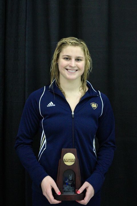 Junior Amywren Miller was eighth in the 50 free at the NCAA Championships.