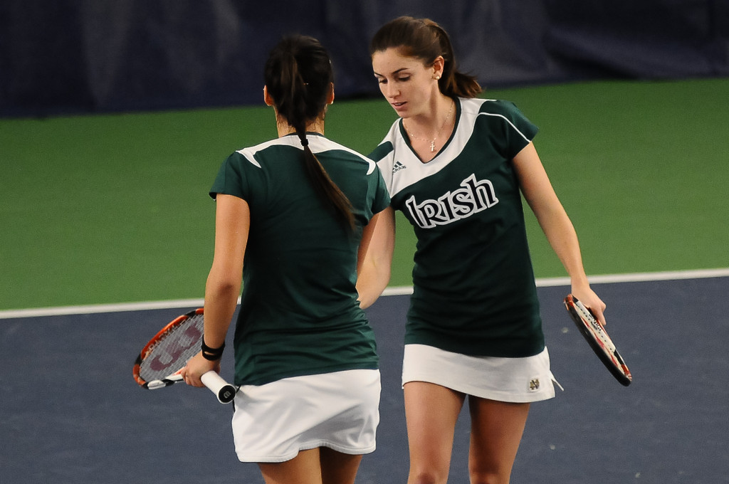 Notre Dame Women's Tennis vs #3 Duke on March 3, 2012