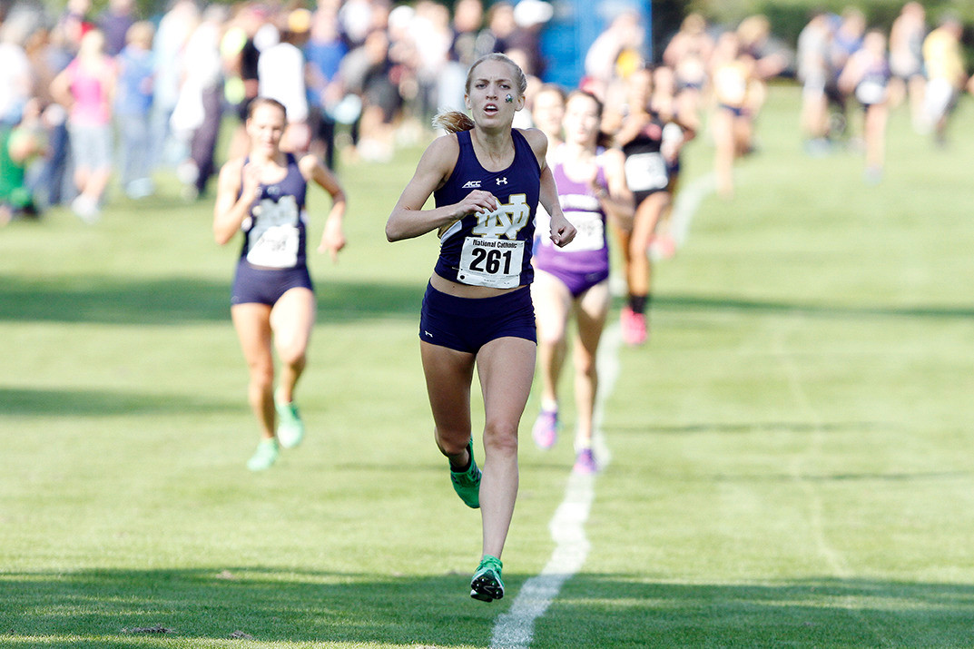 Racing Towards The NCAA Championships Senior Karen Lesiewicz