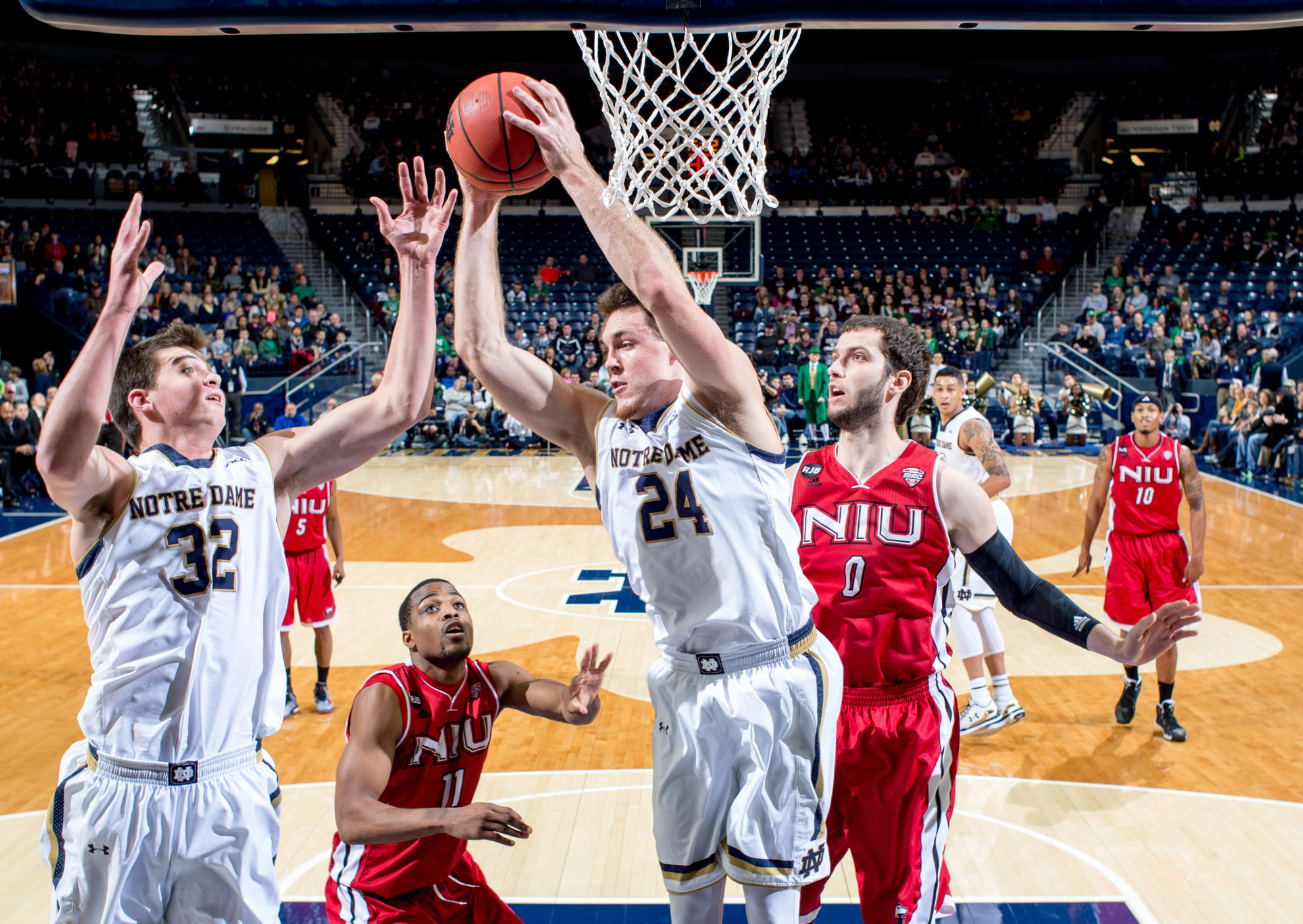 IRISH EXTRA: Connaughton Lights the Irish Fire Pat Connaughton leads the Irish in rebounding with a career-best 8.3 rebounds per game.