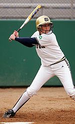 Liz Hartmann drilled a three-run home run which keyed Notre Dame's 4-1 victory over Ball State on Thursday, April 7.