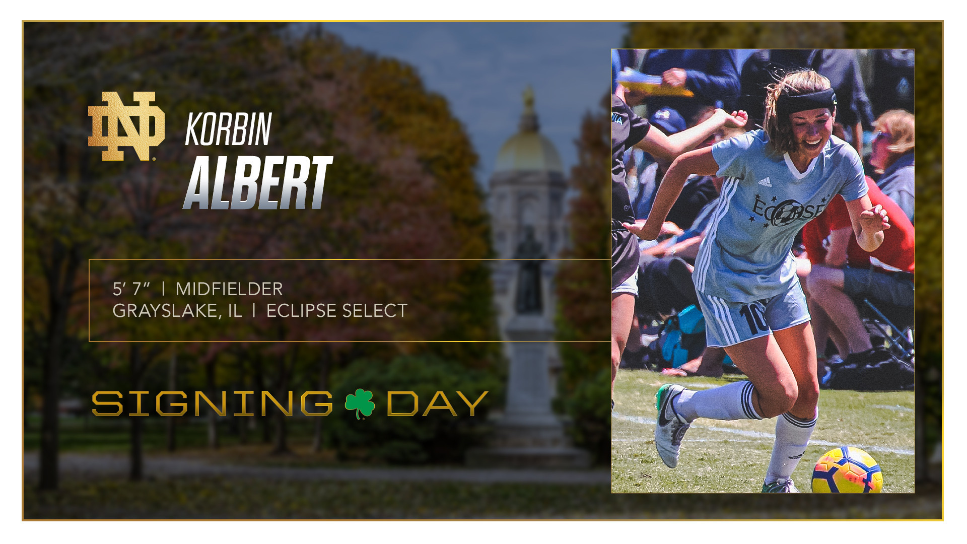 Irish Add Korbin Albert to Incoming Class Irish Add Korbin Albert to Incoming Class